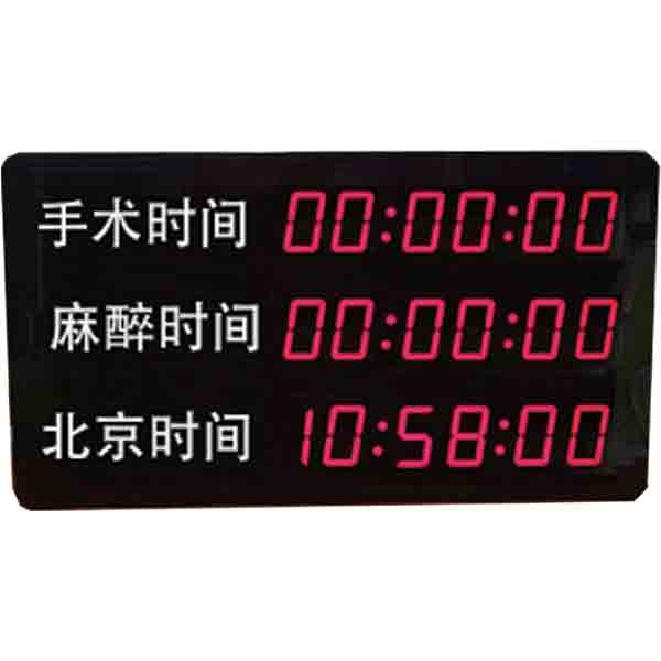 Operating room digital clock